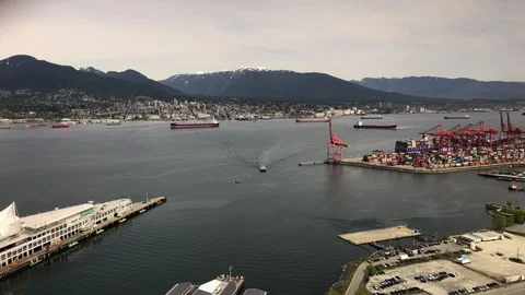 Downtown Vancouver, Canada, 360'-part3 Stock Footage 89733109