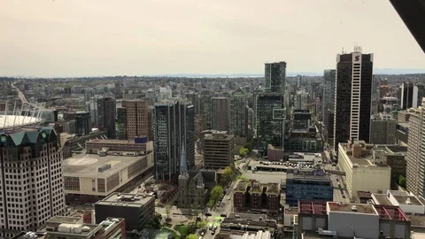 Downtown Vancouver, Canada 360'-part6 Stock Footage 89734277