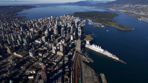 Downtown Vancouver Stock Footage 128782120