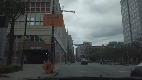 Downtown vancouver hyperlaps Video stock 110521840