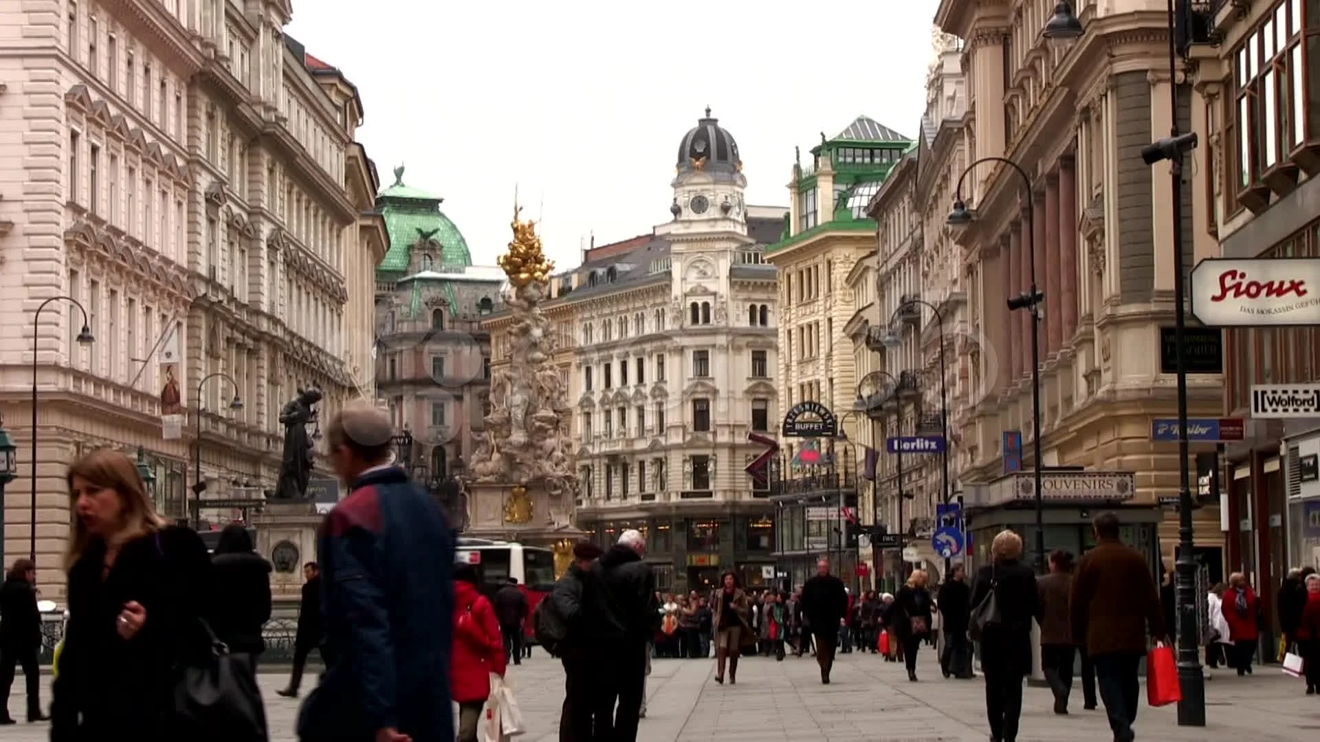 downtown Vienna in Austria