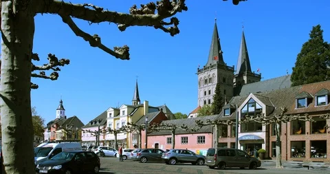 Downtown Xanten Stock-Footage 128692449