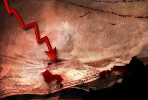 Downturn Stock Illustration