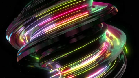 Downward spiral Video stock 145912652