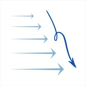 Downward Trend Analytics Icon イラスト素材