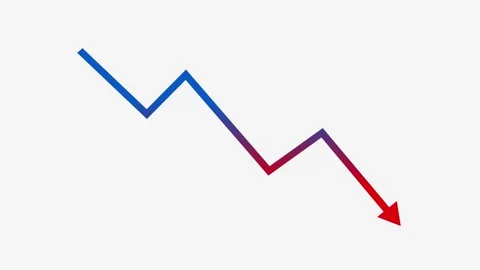 Downward Zigzag Arrow Animation, zigzag arrow pointing downward Stock Footage 309963854