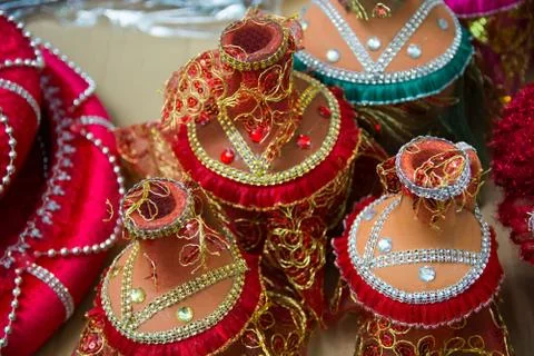 Dowry decoration stuff Stock Photos