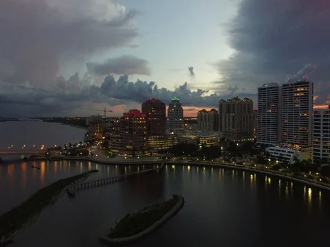 Dowtown Palm Beach, FL #3 Stock Footage 78770233