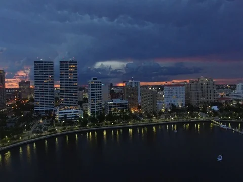 Dowtown Palm Beach, FL #4 Stock Footage 78769361