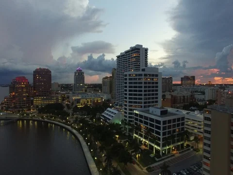 Dowtown Palm Beach, FL #5 Stock Footage 78770768