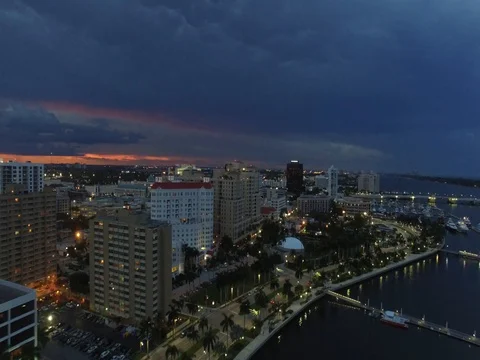 Dowtown Palm Beach, FL  #7 Stock Footage 78770234