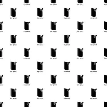 Doy pack pattern vector seamless Stock Illustration