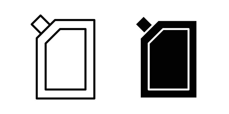 Doy vector design. EPS10pouch icon vector design. EPS10 Illustrazione stock