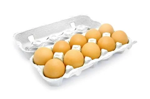 Dozen eggs Stock Photos
