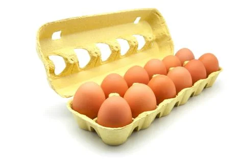 Dozen eggs Stock Photos