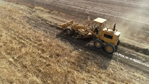 Dozer clearing for road 2 Stock-Footage 101353038