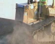 Dozer Clears Edge of Road SD Footage