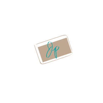 Dp handwritten logo for identity Stock Illustration