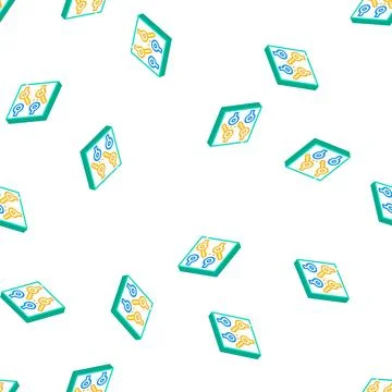 Dpdt electronic device isometric icon seamless pattern Stock Illustration
