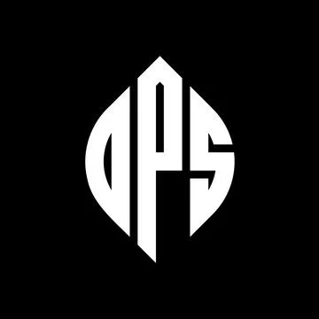 DPS circle letter logo design with circle and ellipse shape. DPS ellipse lett 스톡 일러스트