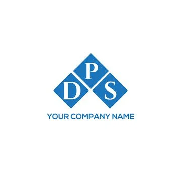 DPS letter logo design on white background. DPS creative initials letter logo 스톡 일러스트