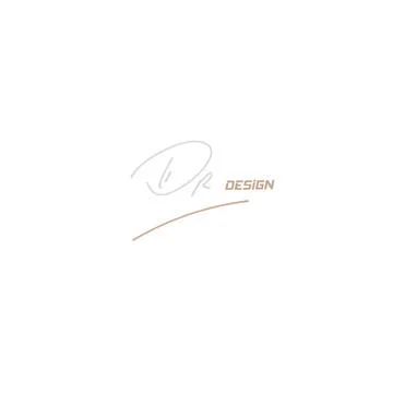 DR handwritten logo for identity Stock Illustration