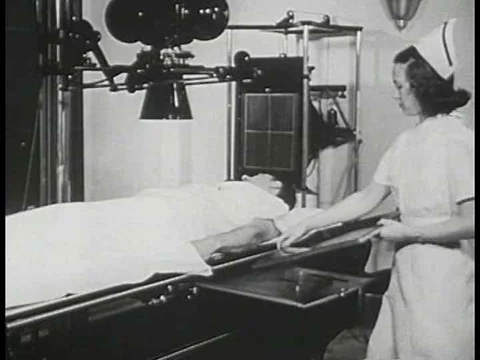 Dr. William Coolidge speaks about how he perfected x ray technology. Stock Footage 74733636