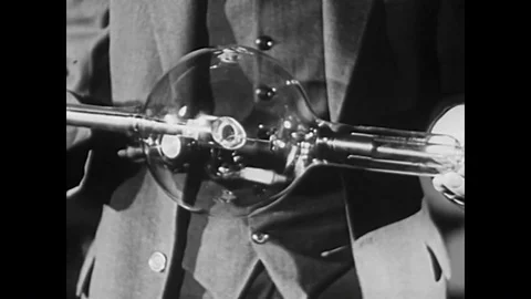Dr. William Coolidge speaks about how he perfected x ray technology. Stock Footage 88826362
