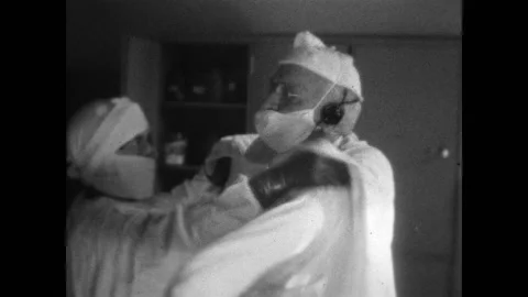 Dr. Wishard Prepares 1930 Stock Footage 176559292