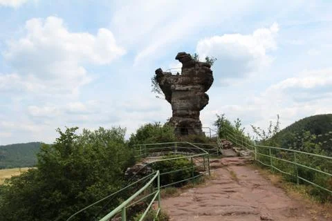 Drachenfels castle Stock Photos
