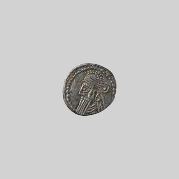 Drachm ca. A.D. 147-191 Parthian Numismatists  the scholars who study coins.. Foto stock