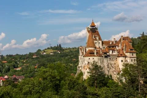 Dracula Castle in Bran Stock Photos