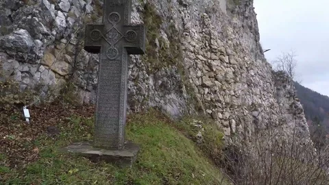 Dracula Castle in the evening Stock Footage 95125610