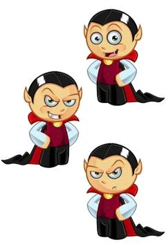 Dracula - hands on hips Stock Illustration