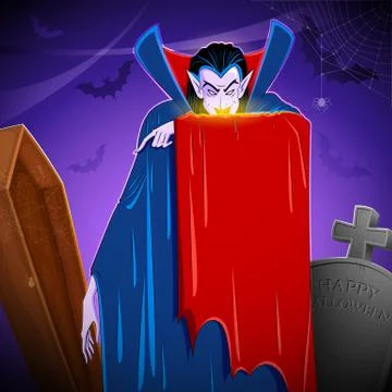 Dracula Stock Illustration