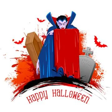 Dracula Stock Illustration
