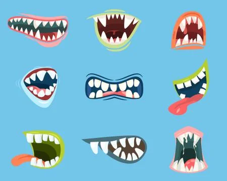 Dracula or monster, vampire Stock Illustration