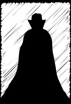 Dracula Scribble Grunge Stock Illustration