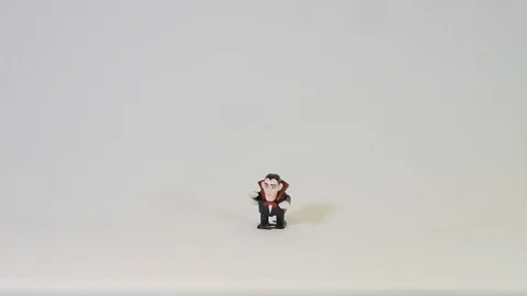 Dracula Wind Up Toy Walking Stock Footage 100691165