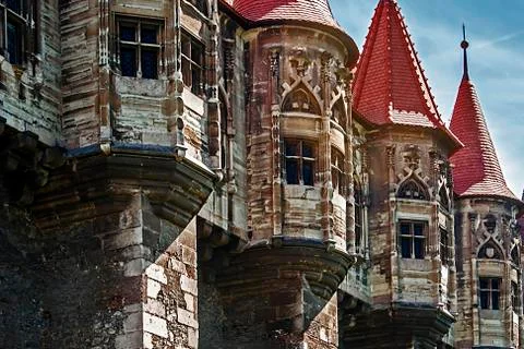 Dracula's castle.details 3 Stock Photos
