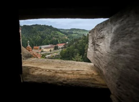 Dracula's Window View Stock Photos