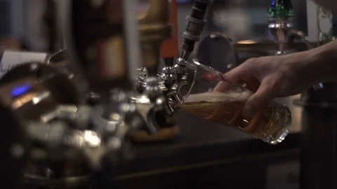 Draft beer Stock Footage 109430652