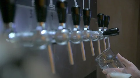 Draft beer Stock Footage 112567935