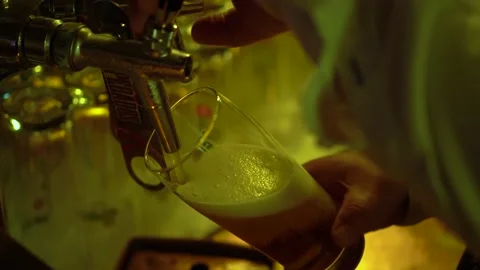 Draft beer Video stock 232759122