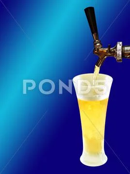 Draft beer Stock Illustration