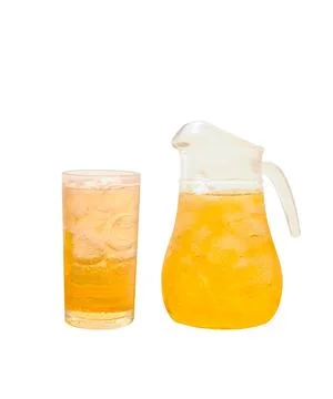 Draft beer on a white background Stock Photos