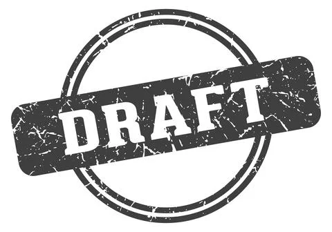 Draft stamp Stock Illustration