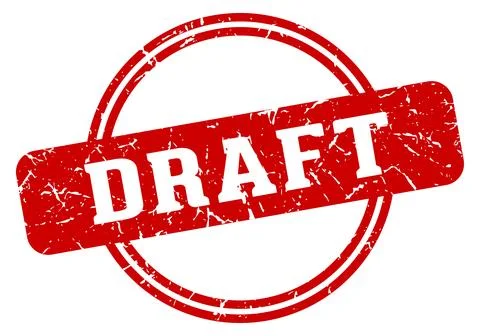 Draft stamp Stock Illustration