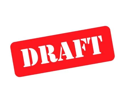 Draft stamp symbol, label sticker sign button, text banner vector illustratio イラスト素材