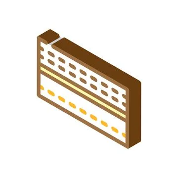 Draft stopper garage tool isometric icon vector illustration Illustrazione stock